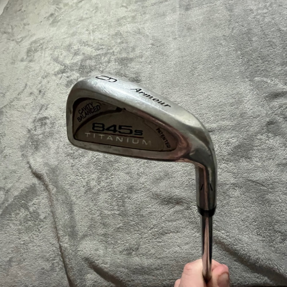 Tommy Armour 845s Titanium 6 Iron Cavity Balanced Tour Step 3 Steel Shaft